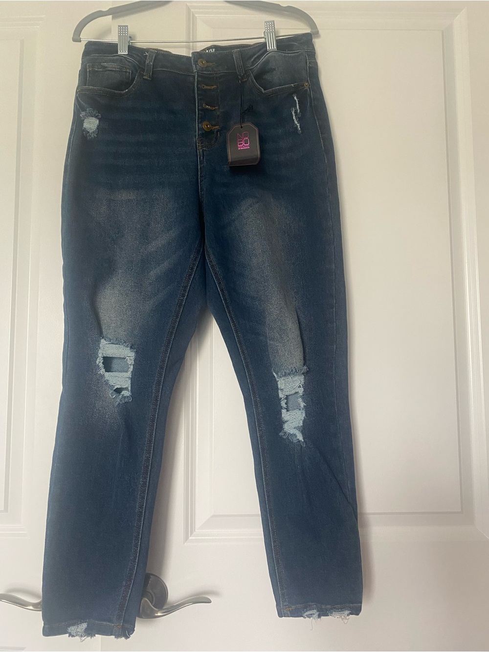 NOBO Dark Wash high rise skinny jeans